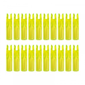 DONGKER Arrow Cams Pack of 20 Plastic Archery Arrow Cams, Interchangeable Cams Replacement for 6 mm Diameter Arrow Shafts