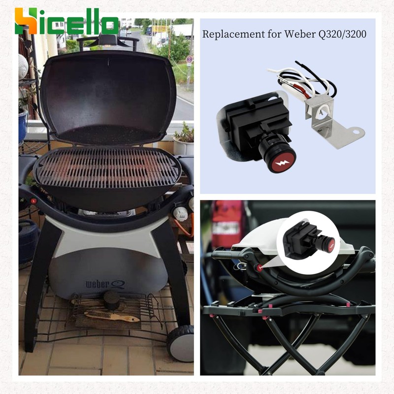 Hicello Gas Igniter Kit Push Button Ignition 63788 Replacement for