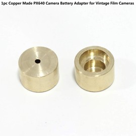 BAQI PX640 HM-N Camera Battery Adapter Converter for Vintage Film Cameras Copper