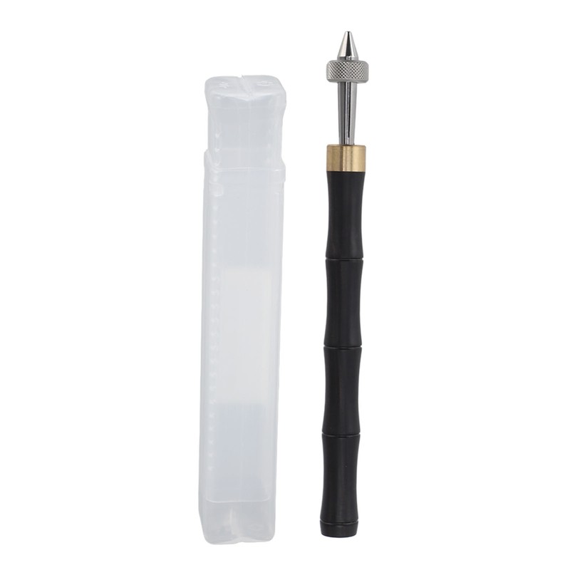 Pin Vise Hand Drill Wooden Handle Comfortable Grip Portable Pin