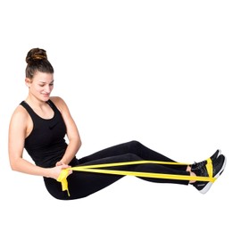 DITTMANN Body Band Fitness Band Gym Expander Force 25 m Yellow (Light)