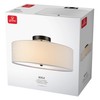 GLOBE Electric 60315 2-Light Flush Mount Ceiling Light, Dark Bronze