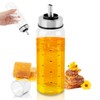 Loyanger Honey Dispenser No Drip, 10 OZ Honey Jar Maple