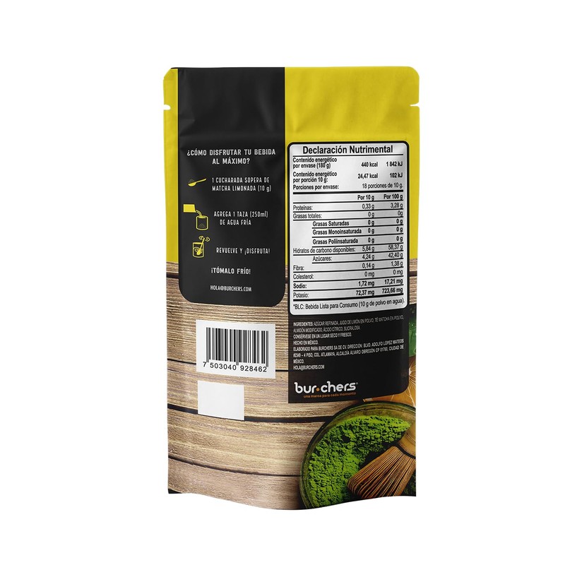 Teisti - Matcha Limonada, Bebida Saborizada en Polvo, 180g