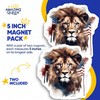 Lion Magnets - American Flag - Patriotic Decor - 2