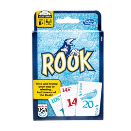 Hasbro Gaming Rook Card Game | Family Games for Kids, Teens, and Adults | 2 to 6 Players | Bidding and Trick-Taking Games | Fun Summer Activities | Vacation Travel Essentials | Ages 8+
