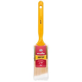 Wooster Brush 1/2 Q3208-1.5 Q3208-1-1/2 Softip Angle Sash Paintbrush, 1-1/2-Inch, 1-1/2" , White
