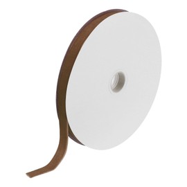 sourcing map Velvet Ribbon 5/8 Inch x 25 Yard Single Face Spool Silky Velvet Fabric for Bouquets DIY Crafts Gift Wrapping Wedding Deep Brown