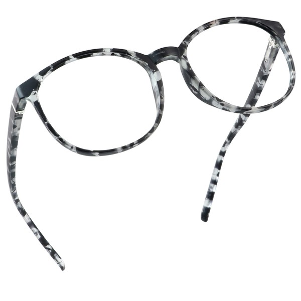 LifeArt Lentes con filtro de luz azul, antifatiga ocular, anteojos de lectura para computadora, anteojos para juegos, anteojos de TV para mujeres y hombres, antirreflejos (gris, 3.50 de aumento)