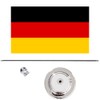 Germany Table Flag German Desktop Flag Stainless Steel Stand Base