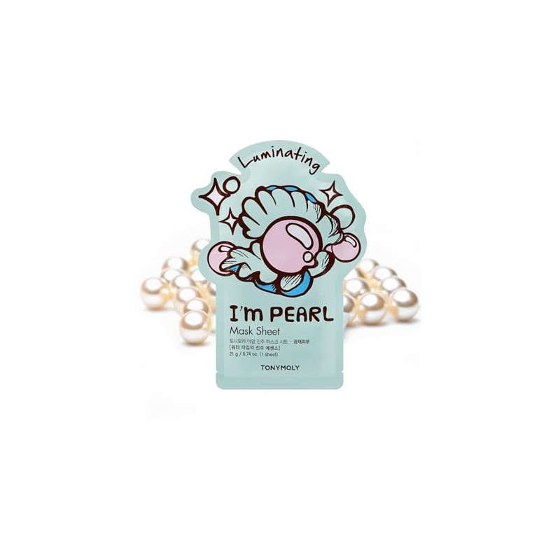 TONYMOLY I’m Pearl Luminating Sheet Mask – Korean Hydrating &