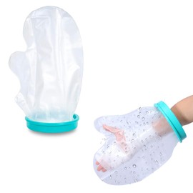 KSJEHW Wasserdichter Gipsschutz (Hand) aus Silikon, für Bad & Dusche, für Kinder bis zu 10 Jahren(30x20cm)