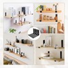 Storystore Shelf Brackets, Heavy Duty Hook Brackets for Shelves, Black