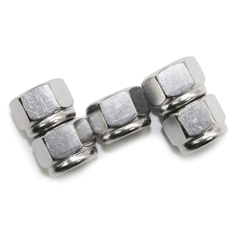 50 PCS 5/16-in 18-8 Stainless Steel Nylon Insert Lock Nut