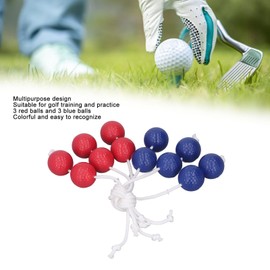 Ladder Balls, PE Material Golf Training Aid Tool Ladder Toss Ladder Ball 3 Red 3 Blue Balls Portable Ladder Ball Outdoor Games for Indoor Outdoor Use