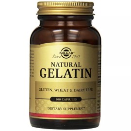 Solgar Gelatin Capsules with Calcium Carbonate, 100 Count