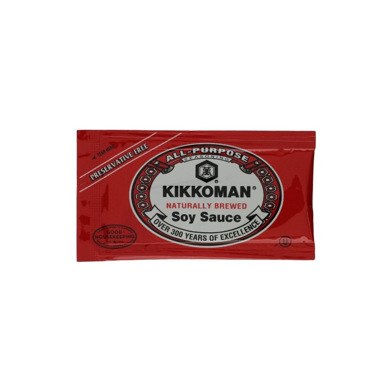 Kikkoman Soy Sauce Packets, 200-count