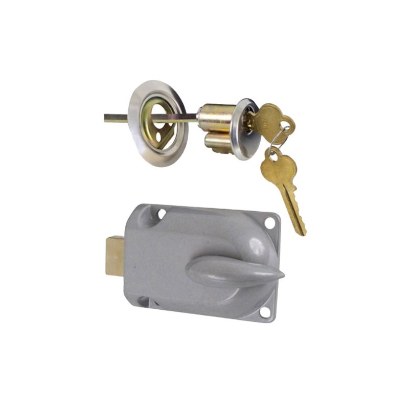 Ideal Security Inc. SK7160 Garage Door Lock, Zinc Plated