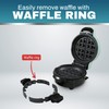 Elite Gourmet EWM380M Nonstick Fluffy Stuffed Waffle Maker, 1.5-Inch Jumbo