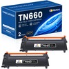 TN660 TN-660 Toner Cartridge High Yield Black Replacement for Brother