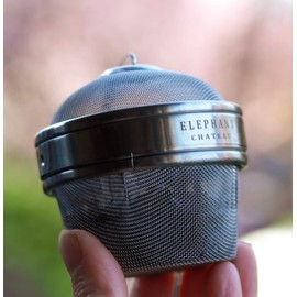 Perfect Infuser Ball & Fine Mesh Steeper | Tea & Spice Strainer | Stainless Steel Large Ball | Important Cooking Tool | Loose Leaf & Spices | 7" Long Removable Metal Chain & Hook | Fine Mesh Filter