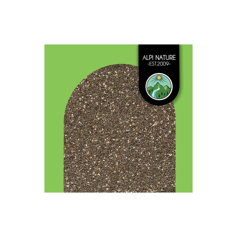 Alpi Nature Chiasamen 1kg von Alpi Nature, Chia Samen, schwarze