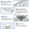 Adaptador USB Ethernet Moreka 4 en 1 RJ45 a USB