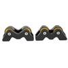 2PCS Aluminium and Bearing Billiards Cue Straightness Detector Straightening Calibrator