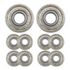 Ieron 10 pcs 608ZZ ABEC-11 Double Shielded Ball Bearings, Double