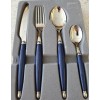 Giannini Imported Silverware 24 piece blu stainless steel set. Retails
