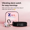 Zzz. CalmRise Vibrating Alarm Clock to Wake Up Silently and