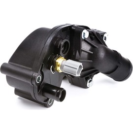 WEDOAUTO Thermostat Housing Kit Assembly With Sensor Fit For Ford Explorer 4.0L 2002-2010, For Mercury Mountaineer 4.0L 2002-2010 Replace# 2L2Z8592AA, 2L2Z8592BA, 2L2Z8592BB, 6L2Z8592FA, 4L5Z8592AA