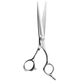 AOLANDUO 6.5 Inch Professional Hair Shears for Thick Hair – VG10 Convex Edge Barber Scissors, Offset Handle for Wet Cutting, Slide Cutting & Long Hair Styling – Right Handed