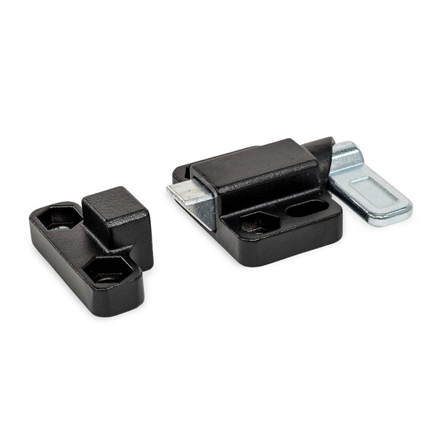 Ganter Normelemente GN 724.3-13-20-L2-SW-2 Spring Bolt Black Bolt 13 mm