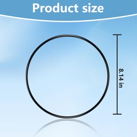 O-Ring Replacement Compatible with for SunSun HW302, HW402, HW702 Canister Filter Seal Oring (Pack of 2)