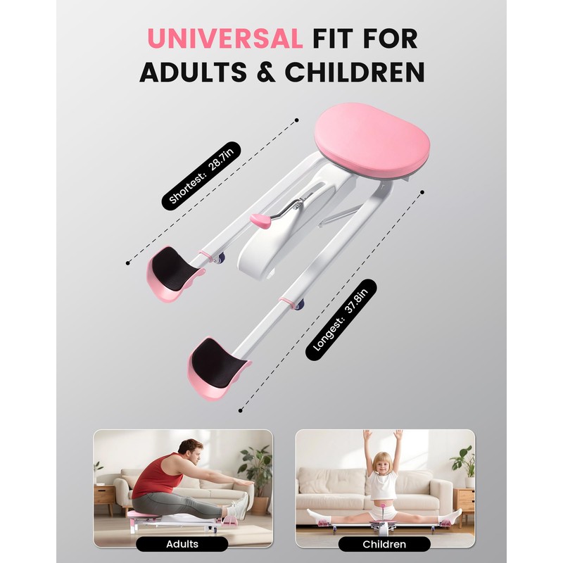 XISZMOG Split Machine for Flexibility, Leg Stretcher Machine with Adjustable