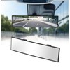 HmmtyRack Rear View Mirror, Chrome Coat Anti-glare Panoramic Wide Angle