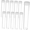 Outanaya 120pcs Transparent Storage Tubes for Beads and Sequins Clear