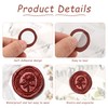 Wax Seal Stickers 50 PCS Rose Self Adhesive Wedding Invitations