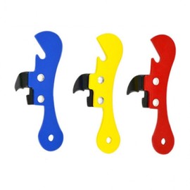 OpenerRed Manual Can Opener Comfort Grip Bottle Can Opener Opener Red BL00192 100ea