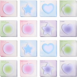 KEWUF 16Pack Haftnotizen,480 Blatt Kleine Haftnotizen Kinder, Haftnotiz,Niedliche Mini-Haftnotizen,Klebezettel, Haftnotizblock,Schulnotizen, Büronotizen, Geschenke Kinder