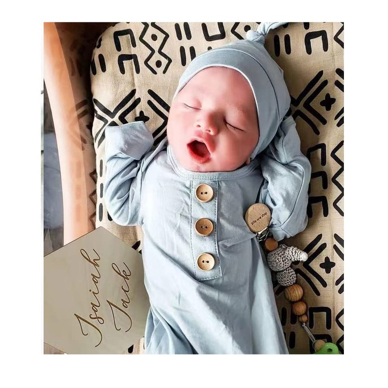 Conjunto de gorro anudado, de viscosa de bambú suave para