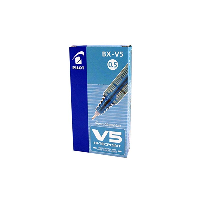 Pilot V5 Liquid Ink Rollerball 0.5 mm Tip (Box of