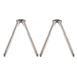 Soro Essentials- 4-1/2” Nut/Lobster Cracker Chrome Plated Steel Set of 2- Nut Cracker for Nuts Nut Cracker Tool for Walnuts Pecans Macadamias Hazelnuts Almonds Lobster and Crab Home Kitchen Restaurant