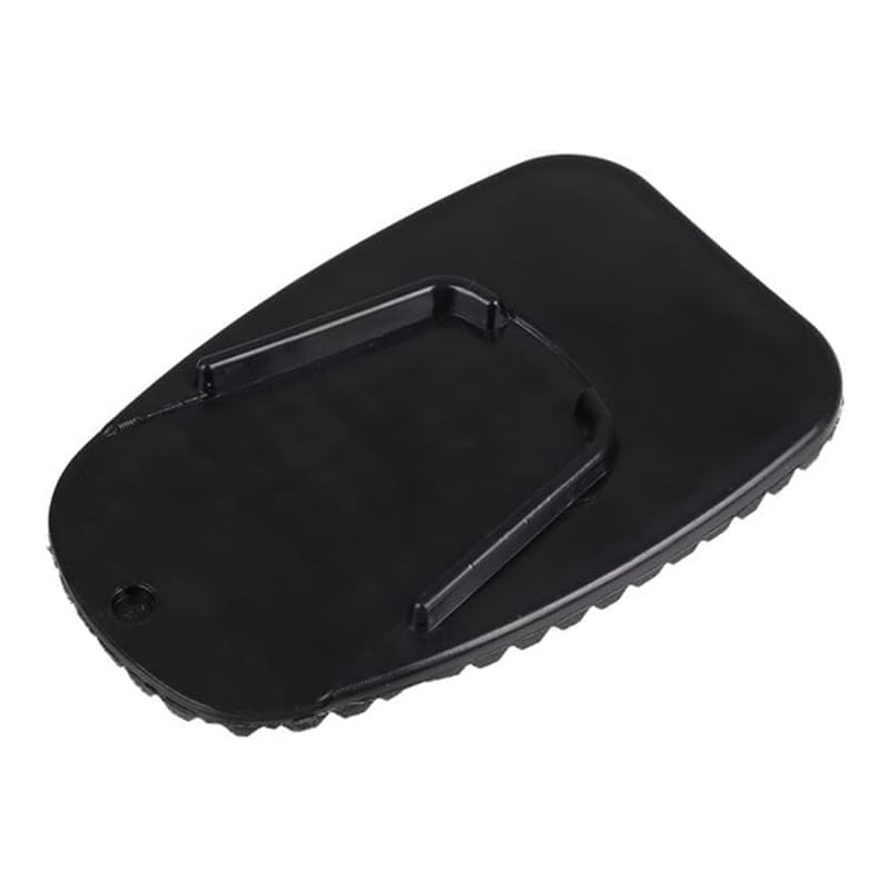 2 Pcs Black Motorcycle Side Kickstand Non-Slip Plate Base Parking