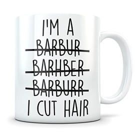 Barber Mug, barber gift, barber gift idea, barber gift for men and women, gift for barber, barber appreciation, barber thank you