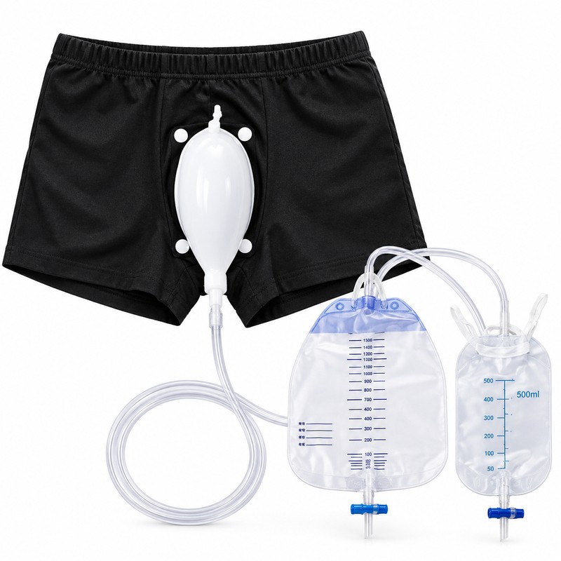 Reusable Male Urine Collector Kit for Daily Care – Wearable