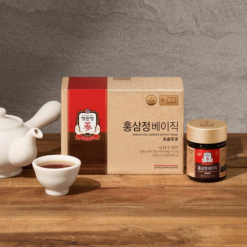 Jeonggwanjang CheongKwanJang Red Ginseng Extract Basic 100g 2 packs, wrapped