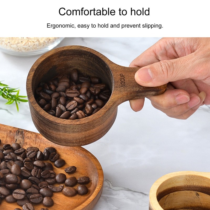 4PCS Measuring Cups Set Clear Scale Comfortable Handle Rounded Edges