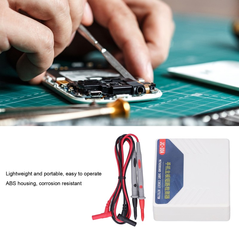 Motherboard Short Circuit Detector with Test Cable Circuit Fault Tester